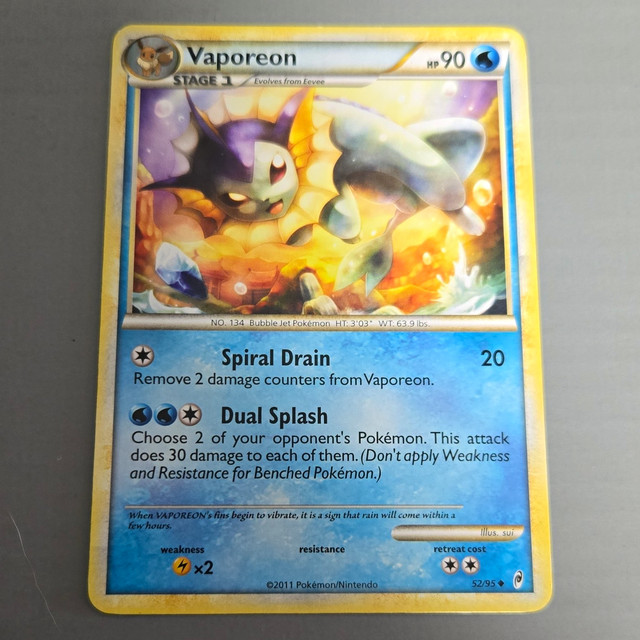Vaporeon #52 (Call Of Legends (2011))