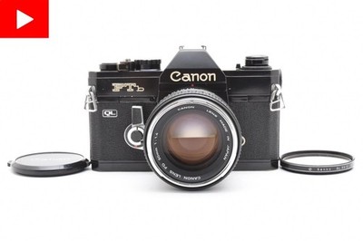 Canon FTb black FD 50mm f/1.4 s.s.c.付 Excellent-] Canon FTb QL Black 35mm SLR Film Camera FD 50mm