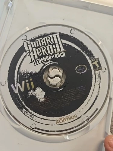 Guitar Hero 3 III Legends of Rock (Nintendo Wii, 2007) Disc Only