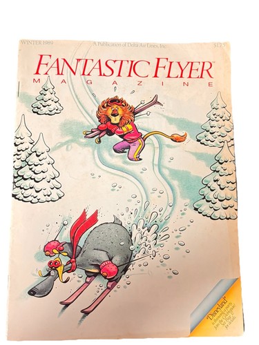 Vintage Lot of 2 FANTASTIC FLYER Magazine Winter, Fall of 1989 Delta Airliners - Bild 7 von 13