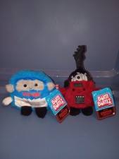 Lot of 2 BumBumz Russ Netflix Stranger Things WSQK Van Eddie's Guitar Plush Toy