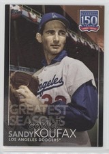 2019 Update 150 Years of Professional Baseball Black /299 Sandy Koufax HOF 9v7