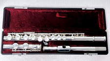Jupiter JFL-503E Flute E-Mecha Silver Plated Beginner Model w/ Case Tested