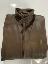 Ralph Lauren Lammleder Cabrio Jacke Größe L - braun