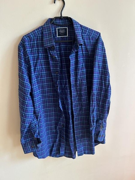 Men Charles Tyrwhitt Shirt Navy Cotton 40 /L / 48 #16SX