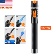 10mW Optical Fiber Visual Fault Locator 10KM VFL Laser Test pen + FC-LC Adapter