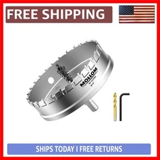 ** 5'' Heavy Duty Carbide Hole Saw Set - Superior Cutting for Stainless Steel...