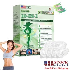 Advanced Nano Microneedle Patch 10-in-1 Moringa Weight Loss Improve metabolism