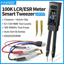 FNIRSI LCR-ST2 2-in-1 Digital Tweezers Bridge LCR ESR Meter SMD Component Tester