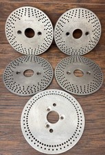 5 Bridgeport Indexing Plates Dividing Head Machinist Milling Machine Tooling