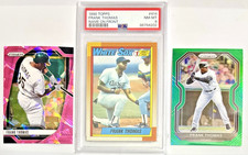 1990 Topps Baseball RC Frank Thomas #414 Multiple Error Card* MISPRINT (PSA 8)
