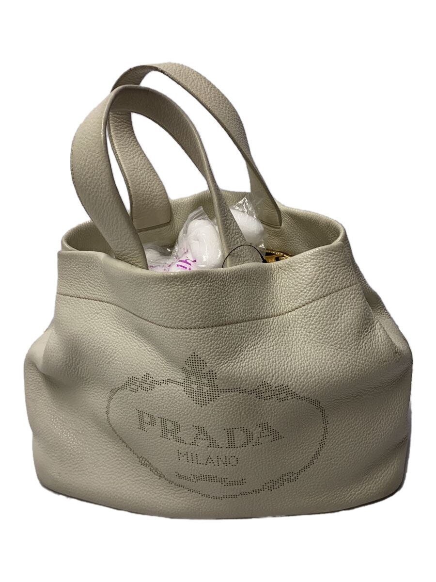 PRADA Tote Bag Leather 1BG390