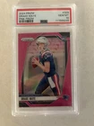 2024 prizm Drake Maye pink prizm rc rookie psa 10 329