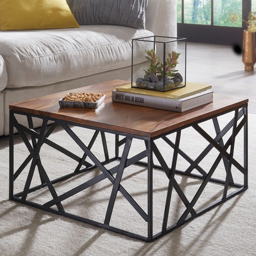 FineBuy Table Basse Bois