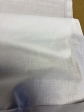 10 Metres White Soft Quality 100% Cotton Fabric. 60” Wide (SPECIAL OFFER)