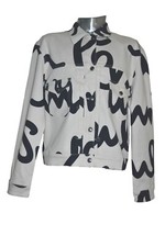 Paul Smith Mainline Womens Denim Logo Jacket “l” Brand New £555