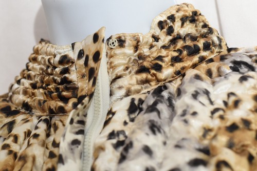 Ruby Rd Womens Micro Puffer jacket Leopard L Excellent Condition Leopard print - Picture 3 of 7