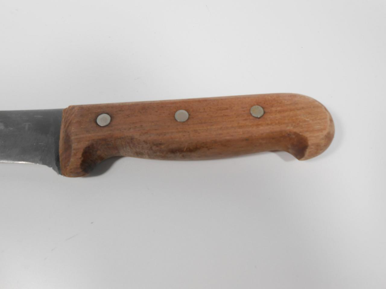 VICTORINOX R.H. FORSCHNER 10" BUTCHER KNIFE 402-10 HICKORY HANDLE SWITZERLAND