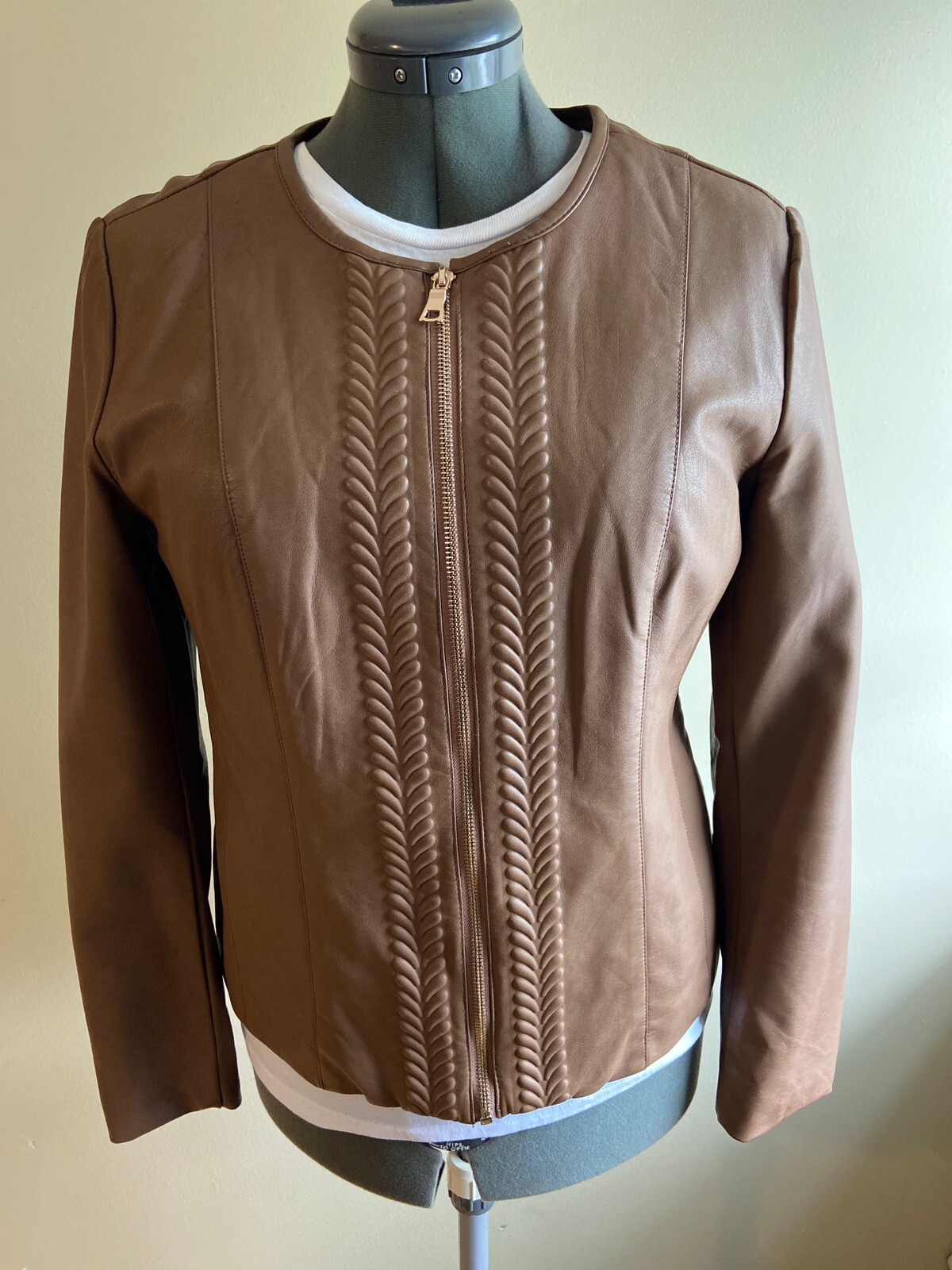 charter club leather jacket