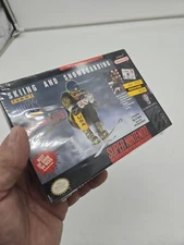 Super Nintendo SNES  Tom Moe's Winter Skiing Snowboarding Factory Sealed