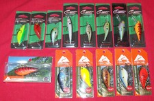14 Fishing Lures Cotton Cordell Big O Shad Ozark Trail Crankbait 7/16 Oz Casting