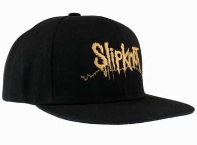 New Slipknot Embroidered Barcode Logo Heavy Metal Snapback Hat Cap