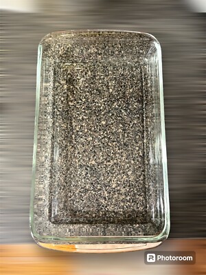 Vintage Pyrex 232 Clear Glass Rectangular Casserole Baking Dish 11x7x1.5 2.2 QT