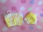 Barbie Doll Vintage Pajamas Set Clothing Top & Shorts #2 Accessory Set Mattel