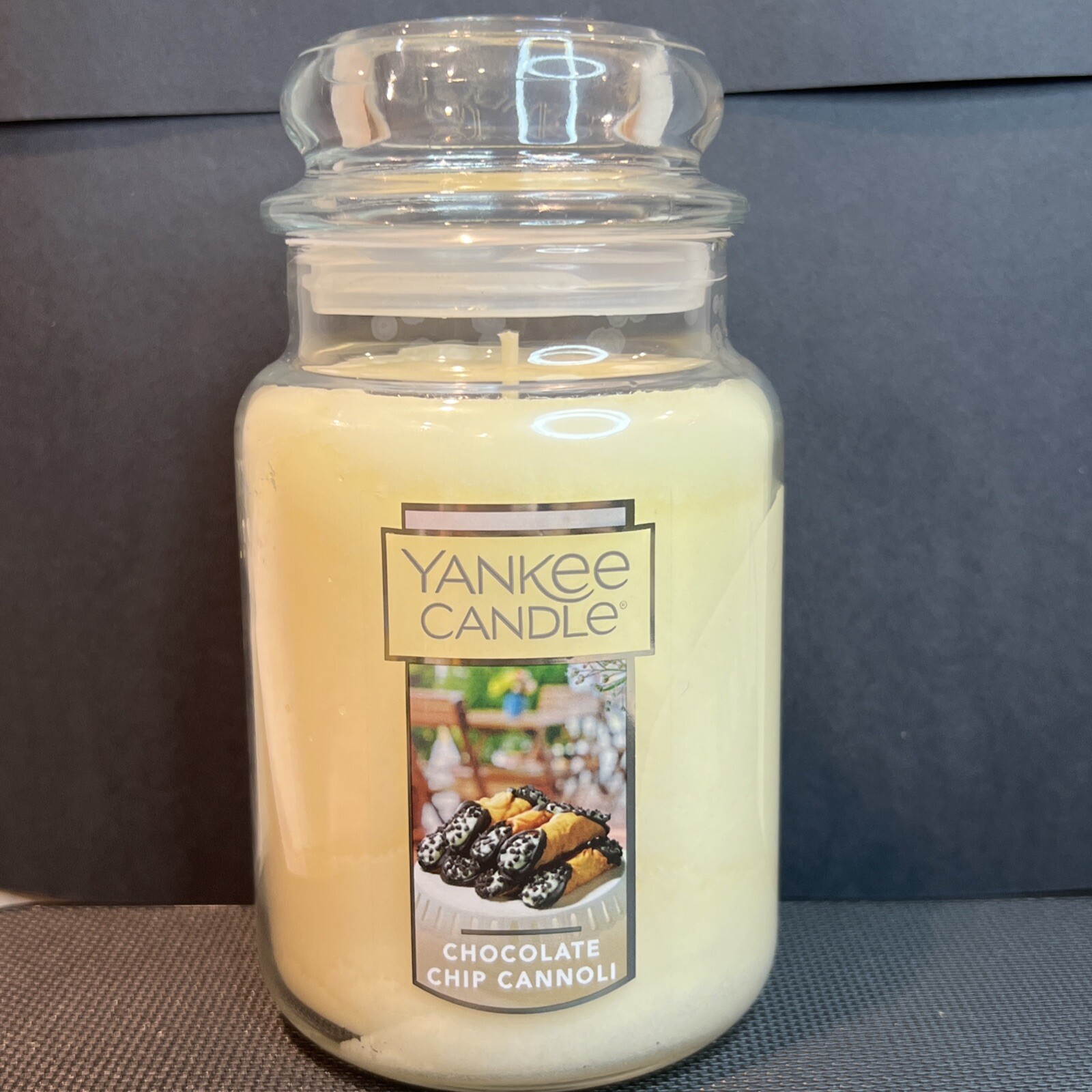 Yankee Candle Large Jar Chocolate Chip Cannoli 22 oz Fragrance