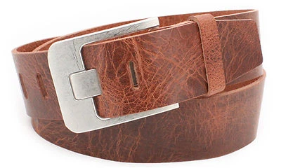 5 cm Ledergürtel Vollleder echtes Leder Jeansgürtel Büffelleder Vascavi Gürtel