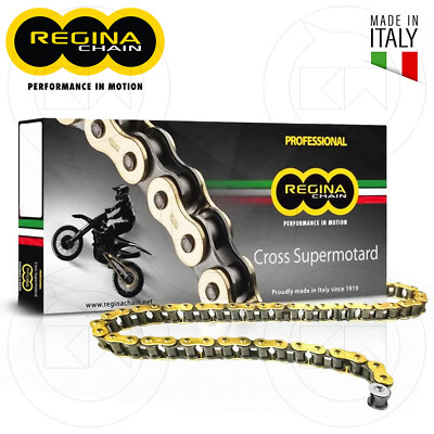 QUEEN PROFESSIONAL RACING CHAIN 520 RX3 120 GOLD LINKS YAMAHA YZ F 450 2008