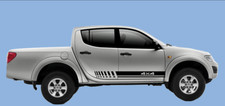 Adesivi grafici strisce laterali universali 4x4 decalcomanie 4X4 L200 / Ranger / Hilux 