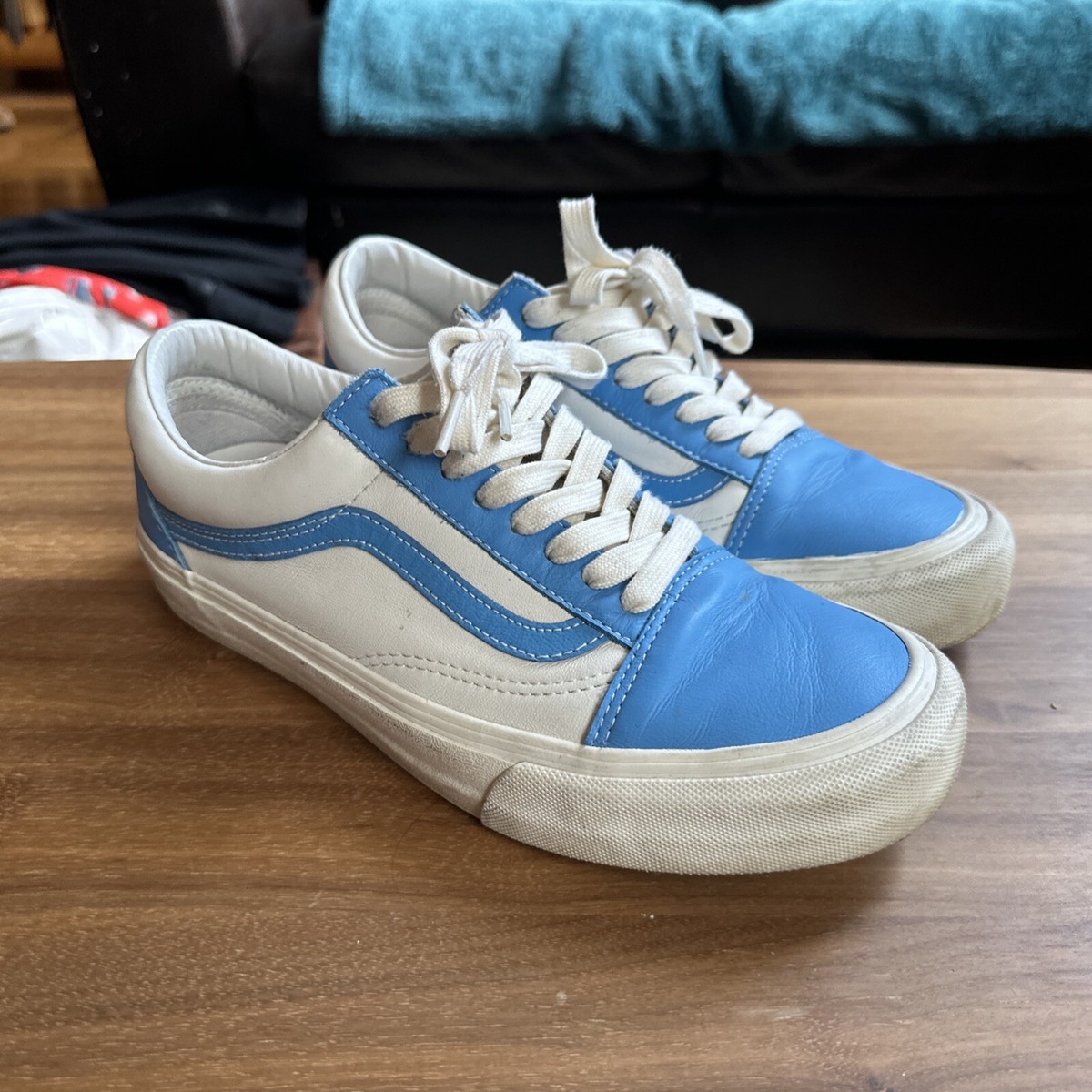 HOT Mens Shoes Vans Leather Old Skool Shoes Vans Classic Old