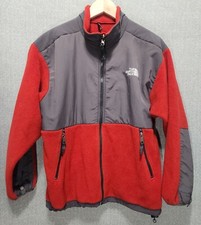 The North Face Fleece Youth XL Red Denali Full Zip Outdoor Hiking Jacket   B81