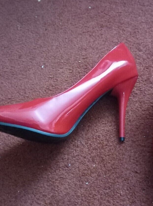 womens shoes size 9 uk 43 red heels eBay