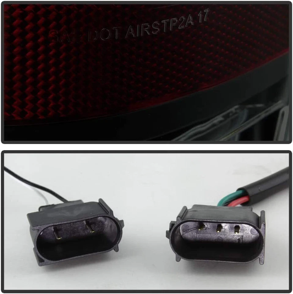 Luces traseras de tubo de luz LED completas Black Smoke 2004-2008 Ford F150 LOBO lámparas de freno Foto 4 de 4