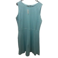 Talbots Striped Dress With Pockets Size 1X Petite