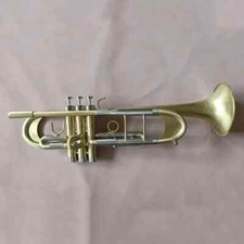 Advanced Custom Professional Trumpet Bb Tune Brass Gold Plated With Case