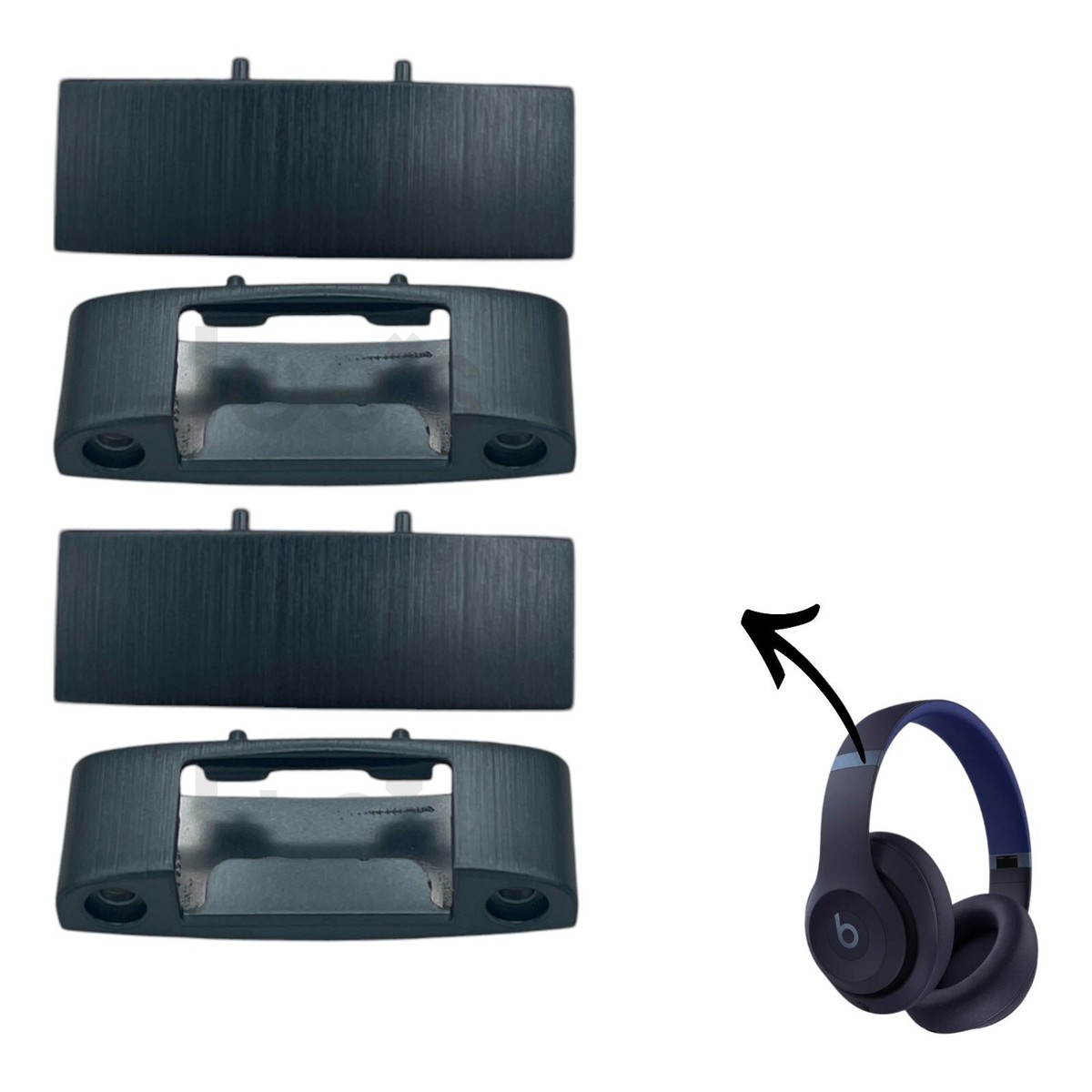 Original Beats by Dre Studio Pro Wireless Replacement Metal Hinge Tab (Navy)