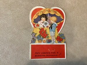 valentine card vintage/1930-40’s