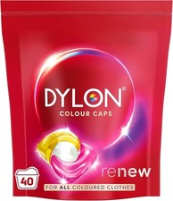 Dylon Colour Caps Dye Free Laundry Detergent Pods for Coloured Clothes - 40 Wash