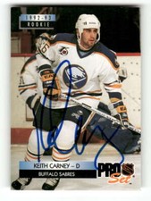 1992-93 Pro Set 223 Keith Carney RC JKAU1 BXCP25