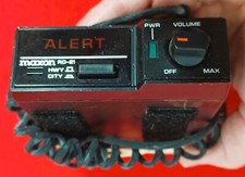 Maxon RD-21 Radar Detector Mini Black w/ Clip  12 Volt Plug Cable Working