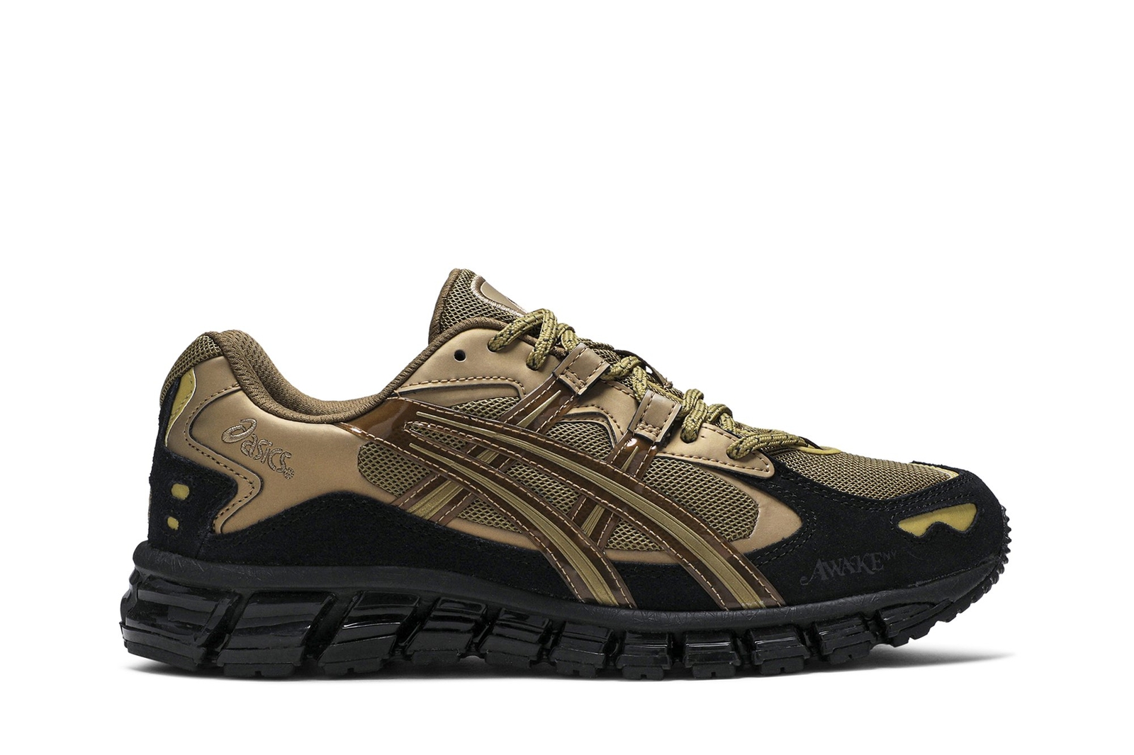 ASICS x Awake NY Gel Kayano 5 360 Sneakers in Rich Gold 1021A244-200  
