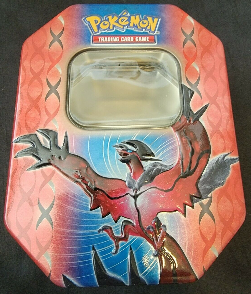 EMPTY) Yveltal Legends of Kalos Tin Pokemon Trading Cards Storage