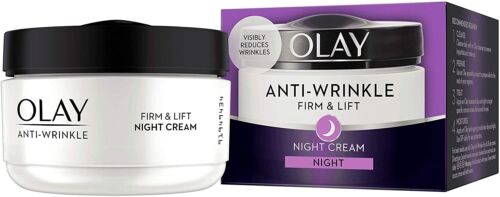OLAY SPF15 Anti-Wrinkle Firm and Lift Anti Ageing Moisturiser Night Cream 50 ml