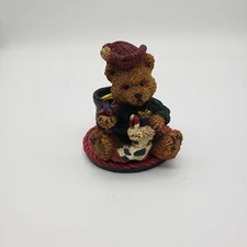 Bear candle holder Xmas  studio eluceo ltd use with taper candle not included 