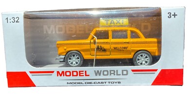 New Model World Die Cast 1:32 Scale Taxi DDS Wireless Car