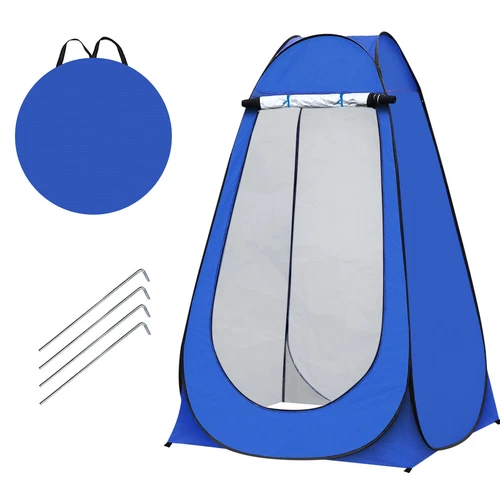 Pop-Up Privacy Tent Portable Outdoor Camping Shower Toilet Changing Room Hiking - Picture 10 of 12