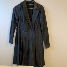 Lauren Ralph Lauren Denim Plus Size Dress Size 10P- Missing Belt